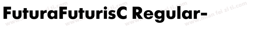 FuturaFuturisC Regular字体转换